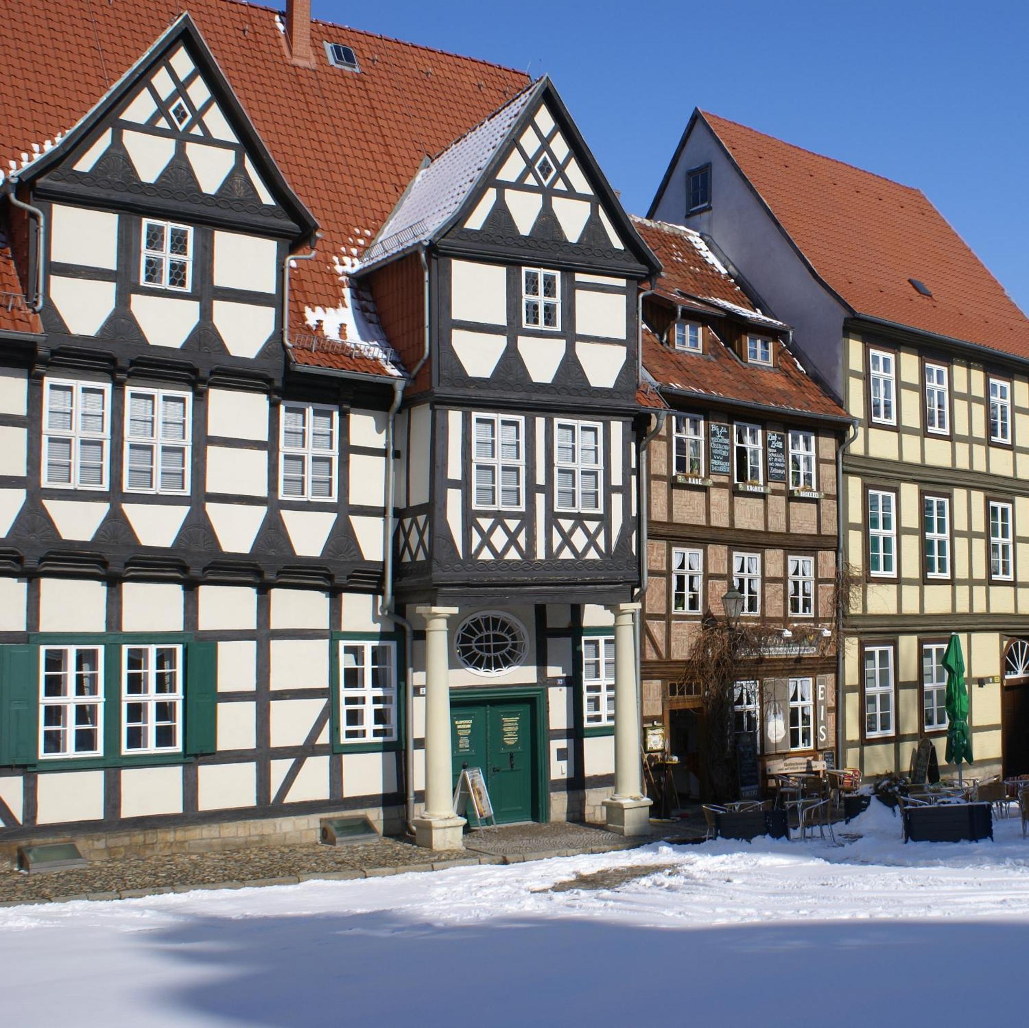 Hotel Domschatz 크베들린부르크 외부 사진
